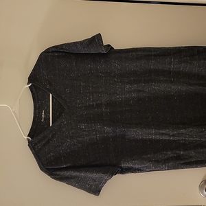 Men's L charcoal grey V neck